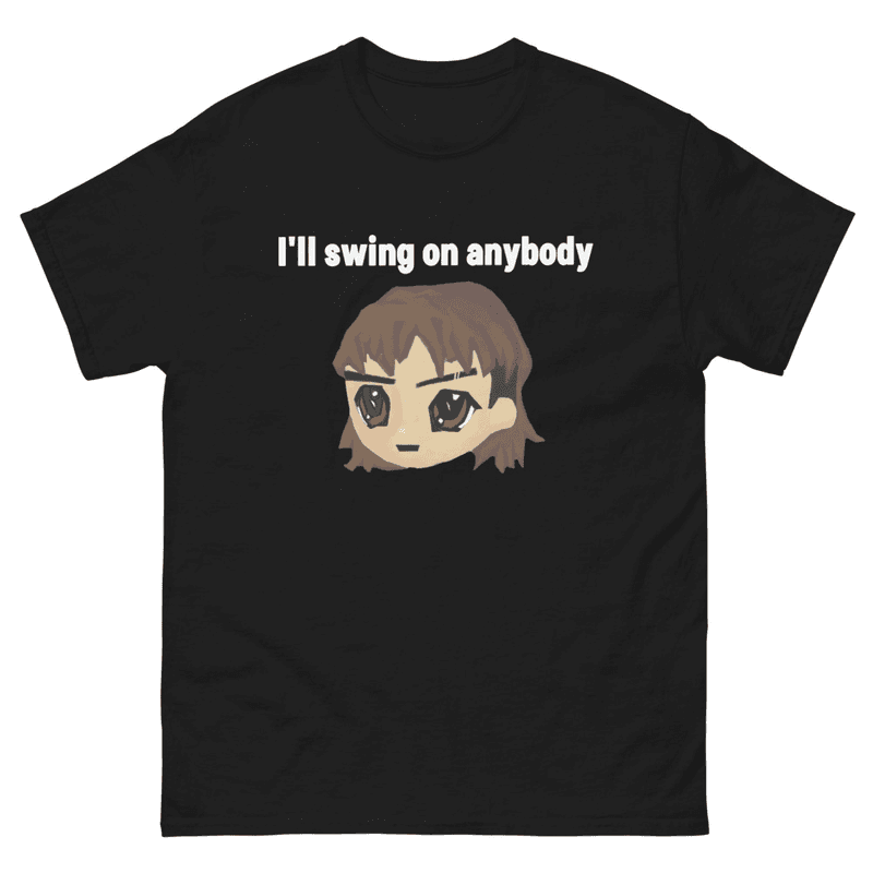ill swing on anybody tee